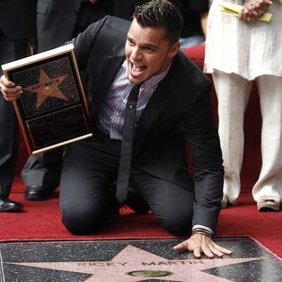 Ricky Martin mit Hollywood-Stern geehrt