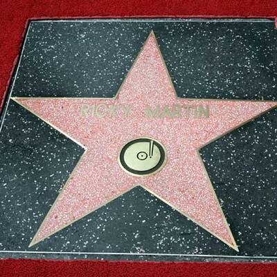 Ricky Martin mit Hollywood-Stern geehrt