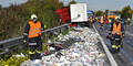 A8 nach Lkw-Crash gesperrt