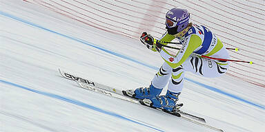 Riesch beherrscht 1. Abfahrtstraining