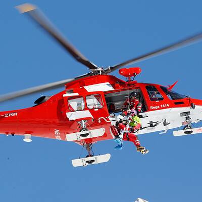 Höfl-Riesch mit Heli abtransportiert