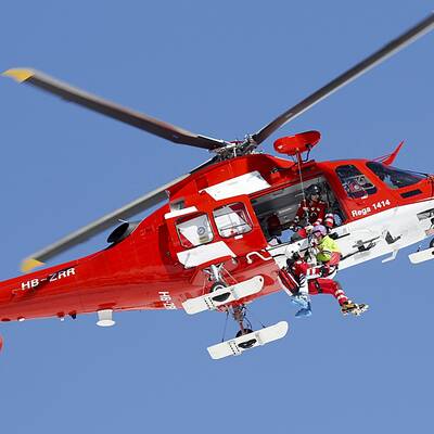 Höfl-Riesch mit Heli abtransportiert