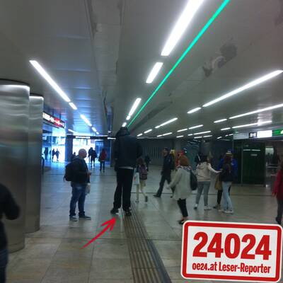 Er war so groß, dass er sich in der Karlsplatz-Passage ducken musste