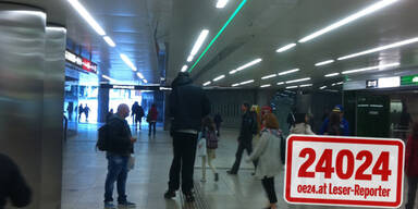R&auml;tsel um 2,30-Meter-Mann in Wiener U-Bahn
