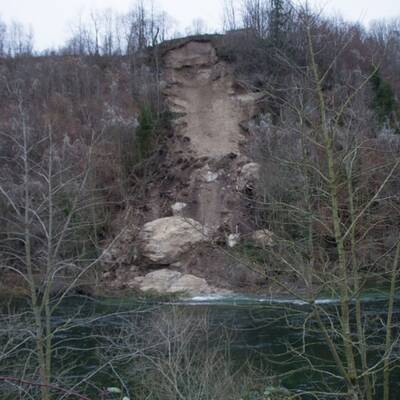 Absperrung: Es besteht Lebensgefahr