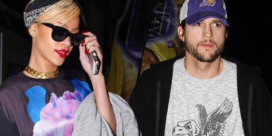 Rihanna, Ashton Kutcher