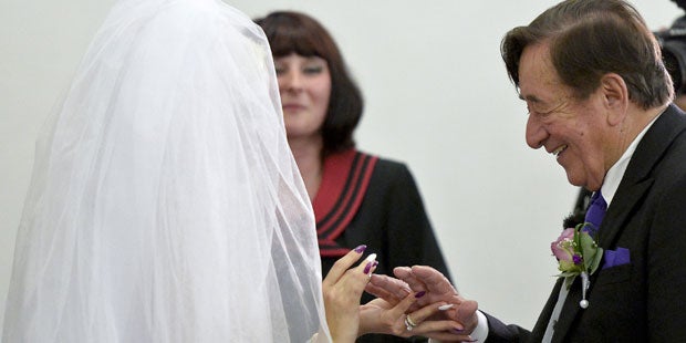 Richard Lugner sagt 'Ja' zu seiner Spatzi