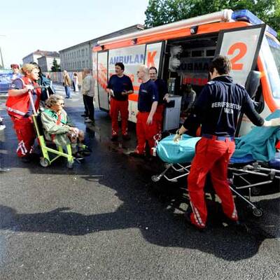 Evakuierung von 100 Wohnungen