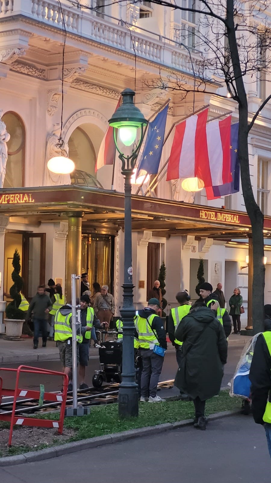 Guy Ritchie Dreh beim Hotel Imperial