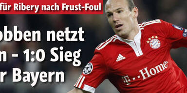 Bayern siegen dank Robben
