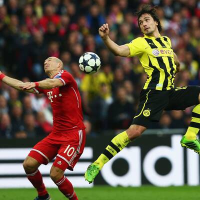  Bayern gegen Dortmund. Das Finale der Champions League in Wembley.