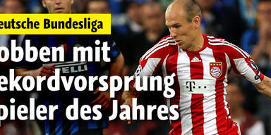 Robben zum besten Spieler gewählt