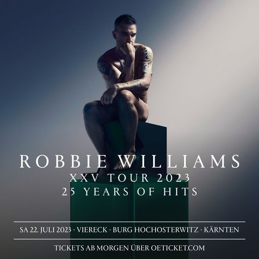 Robbie Williams rockt in Kärnten