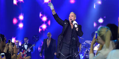 Robbie rockt wieder bei Glock-Party 