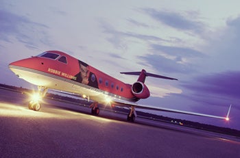 Robbie Williams Privatjet
