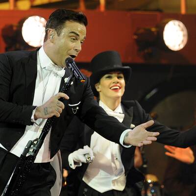 Robbie Williams swingt in der Stadthalle