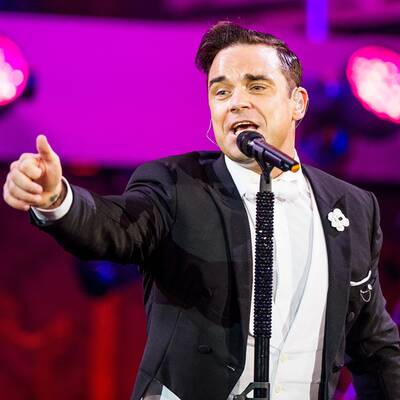 Robbie Williams swingt in der Stadthalle