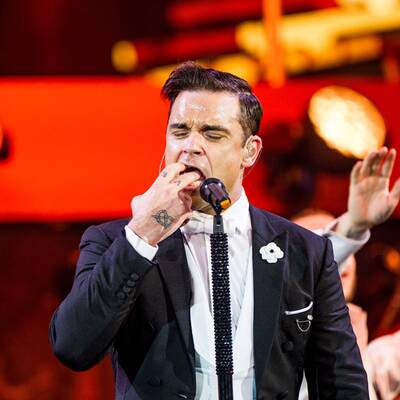 Robbie Williams swingt in der Stadthalle