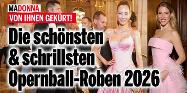 Von Ihnen gekürt! Die schönsten & schrillsten Opernball-Roben 2026