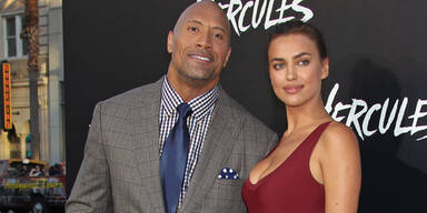 The Rock Irina Shayk