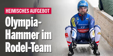 Olympia-Hammer im Rodel-Team
