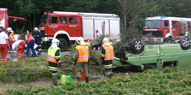 Frontal-Crash: 18-Jährige eingeklemmt
