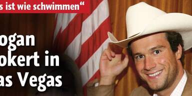 Markus Rogan als Pokerface in Vegas