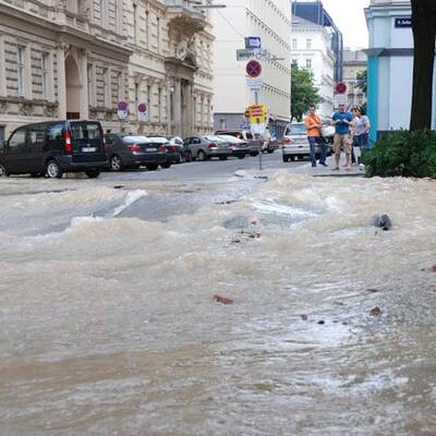 Rohrbruch in Wien Alsergrund