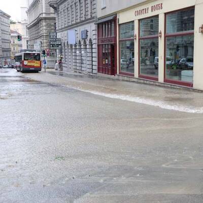 Rohrbruch in Wien Alsergrund