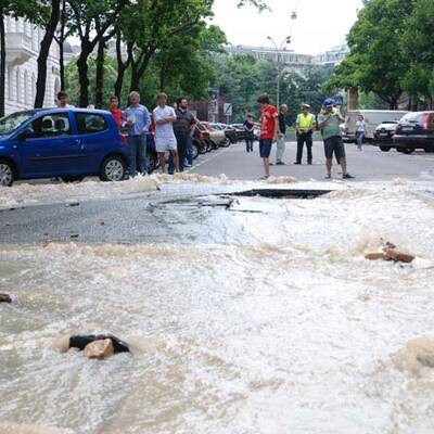 Rohrbruch in Wien Alsergrund