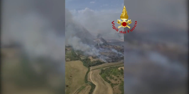 Großbrand: Riesige Rauchsäule über Rom