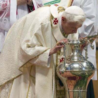 Benedikt XVI. feiert die Chrisam-Messe