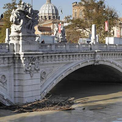  Hochwasser-Alarm in der Ewigen Stadt.