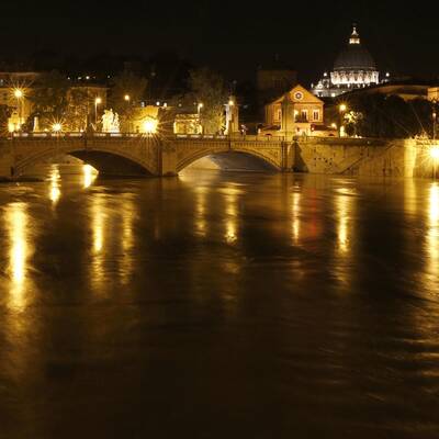  Hochwasser-Alarm in der Ewigen Stadt.