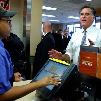 Barack Obama und Bruce Springsteen in Madison / Wisconsin 