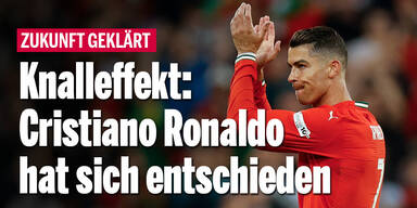 Knalleffekt: Cristiano Ronaldo hat sich entschieden