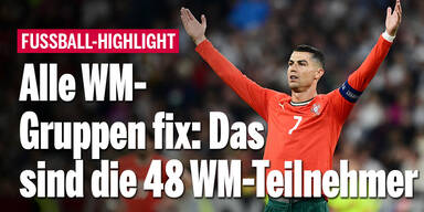 Alle WM-Gruppen fix: Das sind die 48 WM-Teilnehmer
