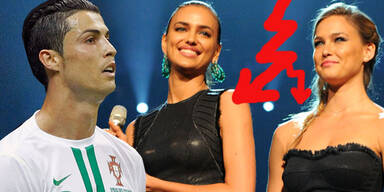 Christiano Ronaldo, Bar Rafaeli, Irina Shayk