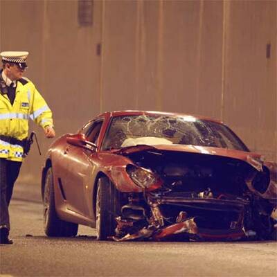 Ronaldo zerlegte seinen Ferrari