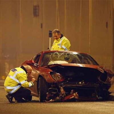 Ronaldo zerlegte seinen Ferrari