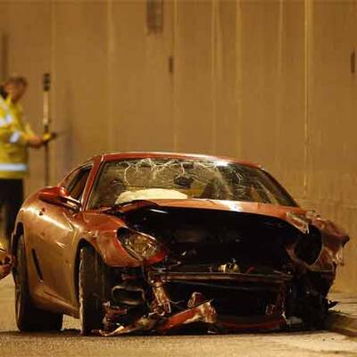 Ronaldo zerlegte seinen Ferrari