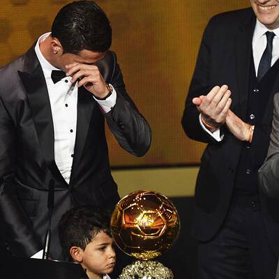 So emotional jubelte Ronaldo über Ballon d'Or