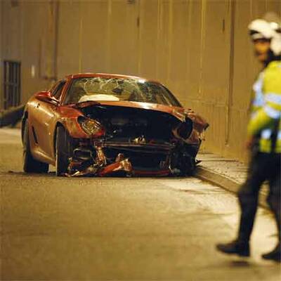 Ronaldo zerlegte seinen Ferrari