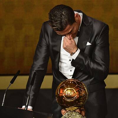 So emotional jubelte Ronaldo über Ballon d'Or