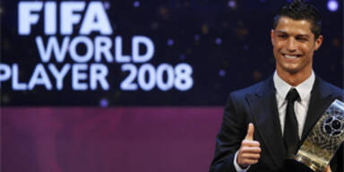Cristiano Ronaldo ist Weltfußballer des Jahres 08