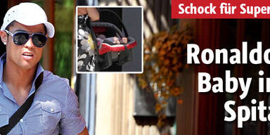 Ronaldo-Baby im Spital