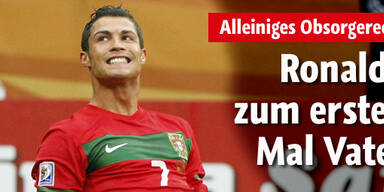 Ronaldo zum ersten Mal Vater