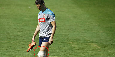 Ronaldo musste Training abbrechen