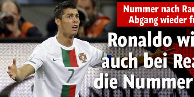 Ronaldo will jetzt auch bei Real die 7