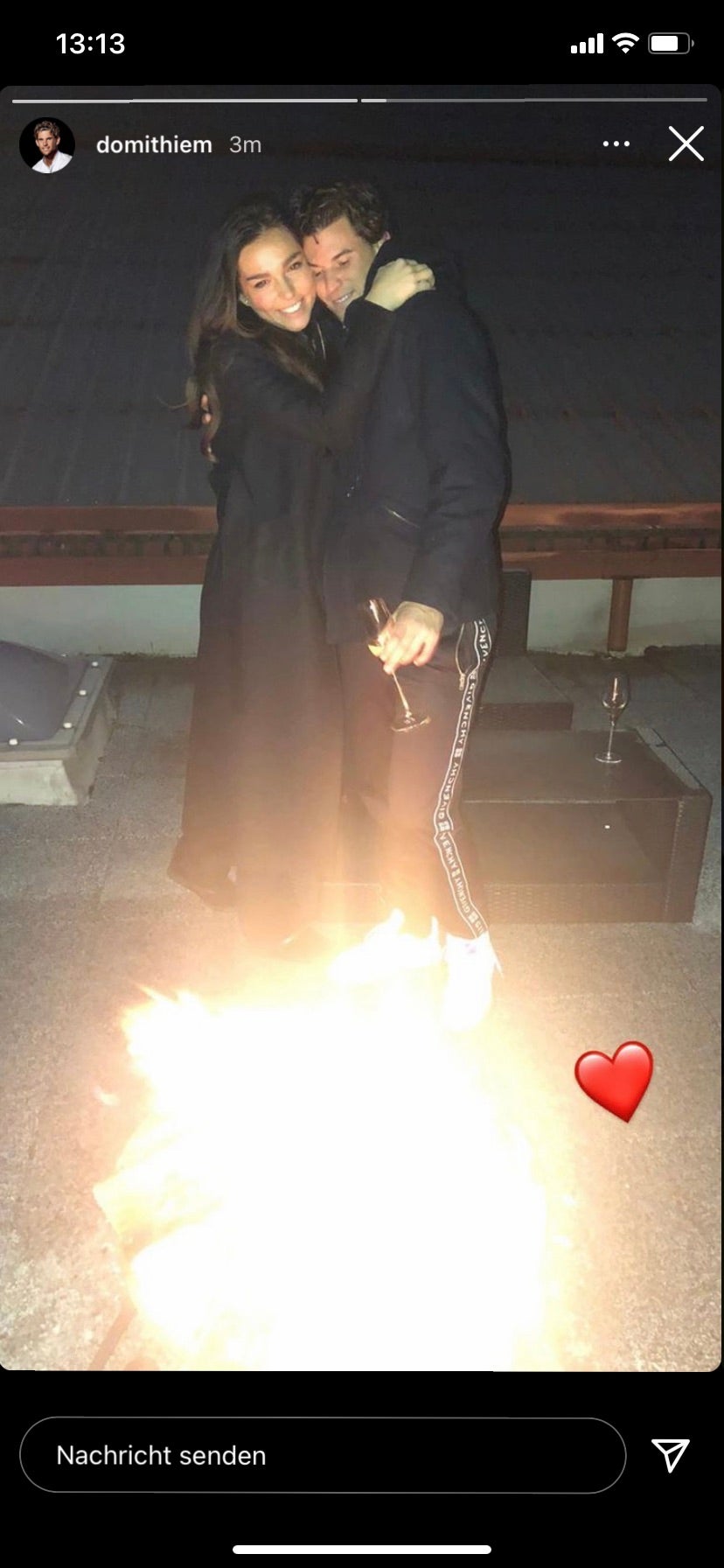 Jetzt offiziell: Thiem postet Liebes-Foto mit Lili Paul-Roncalli